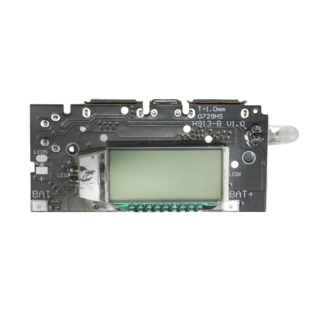 ماژول پاوربانک دارای نمایشگر و دو خروجی 5V 1A , 2.1A USB